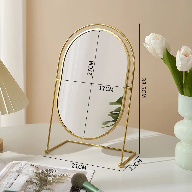 360° Rotate Oval Vanity Mirror