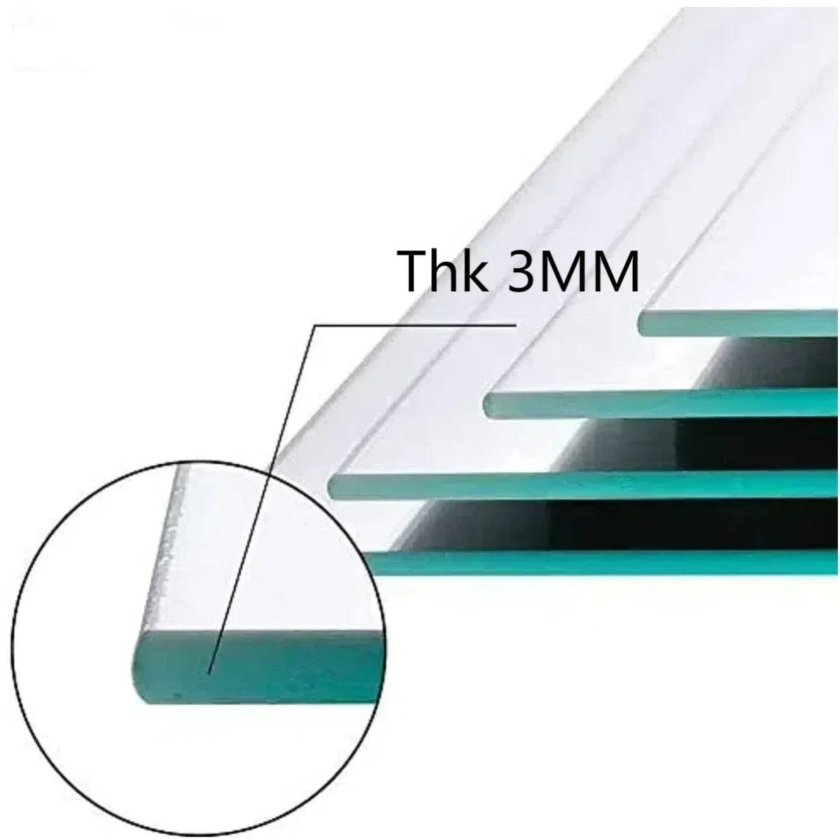 Ellipse Irregular Bathroom Mirror