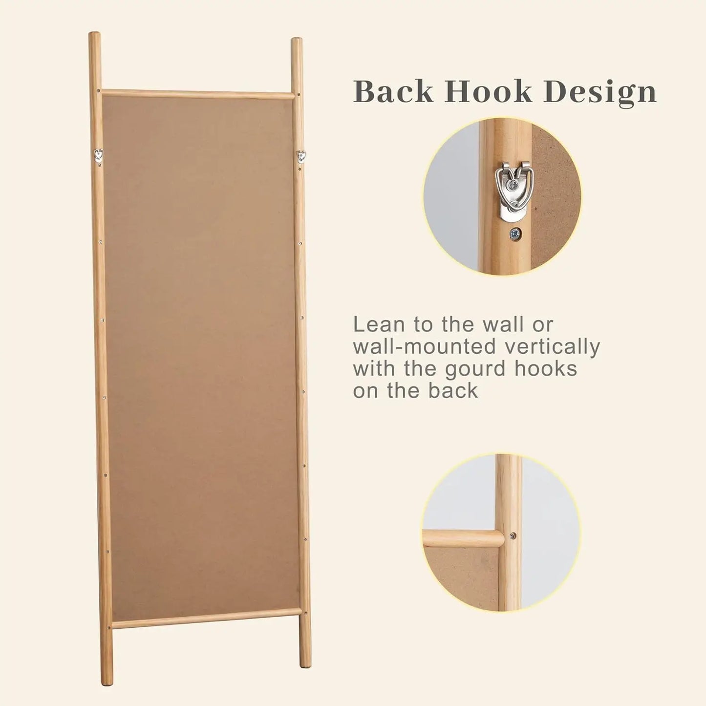 Mid-Century Modern Full-Length Mirror