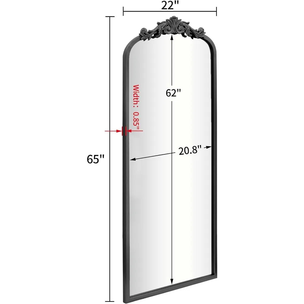 Vintage Arch Full Wall Mirror