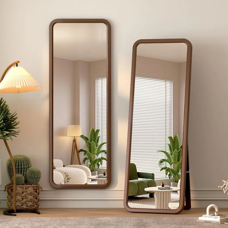 Modern Rounded Rectangle Floor Mirror