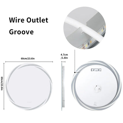 Circle Bathroom LED Mirror
