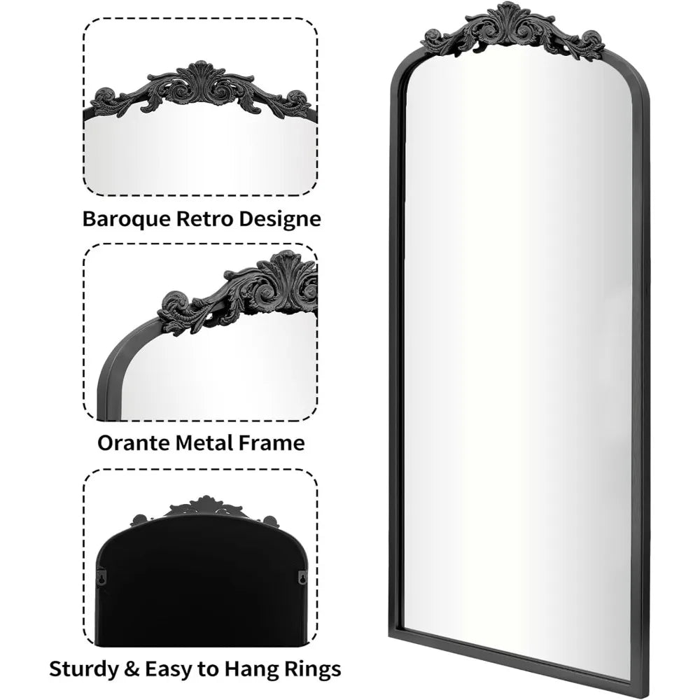 Vintage Arch Full Wall Mirror