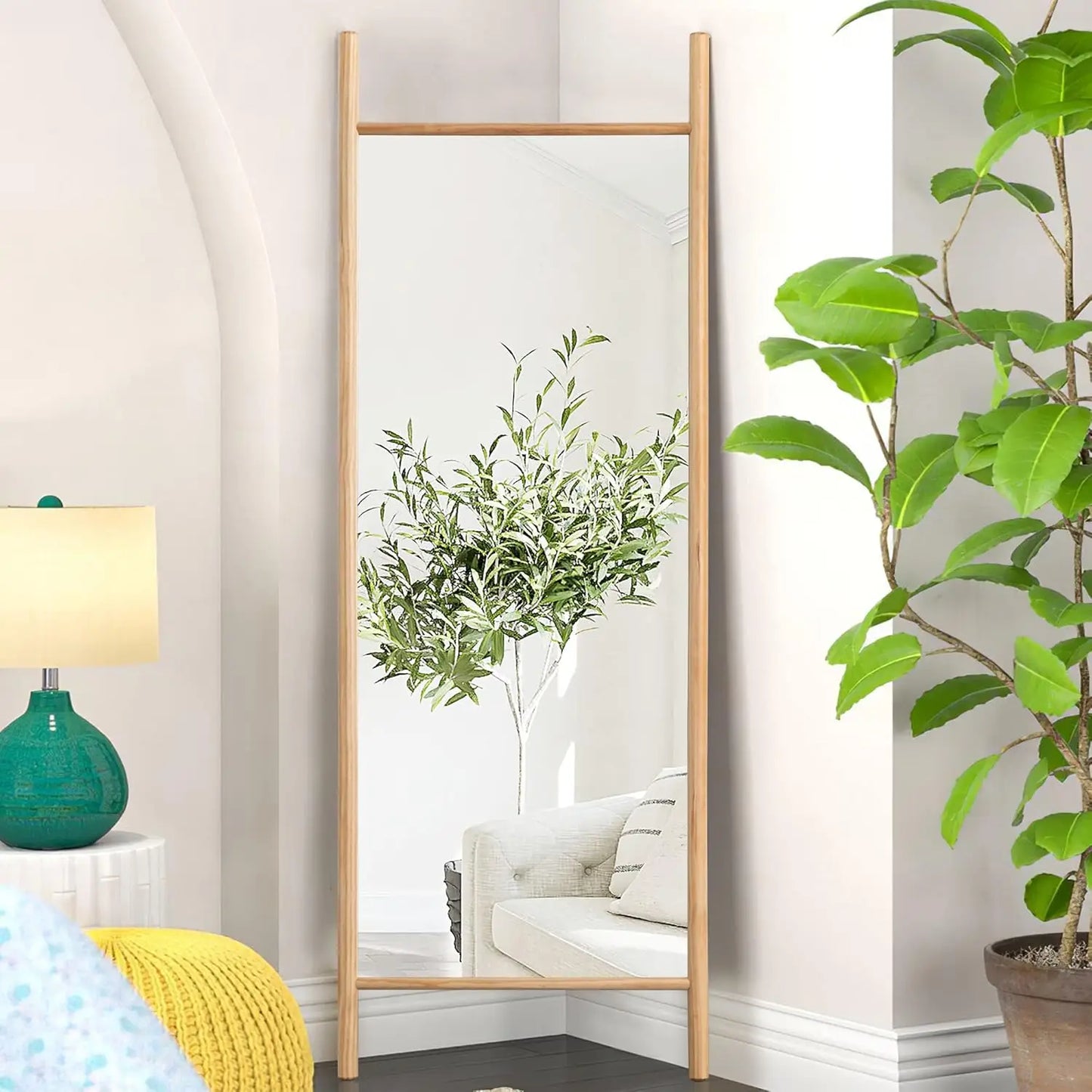 Mid-Century Modern Full-Length Mirror