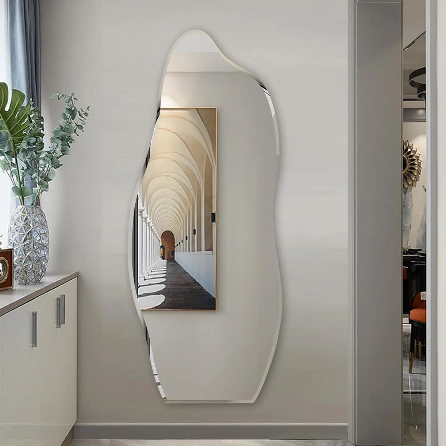 Abstract Irregular Wall Mirror