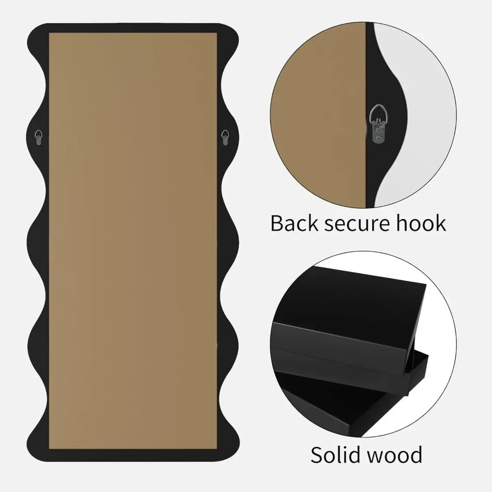 Full Length Wavy Mirror