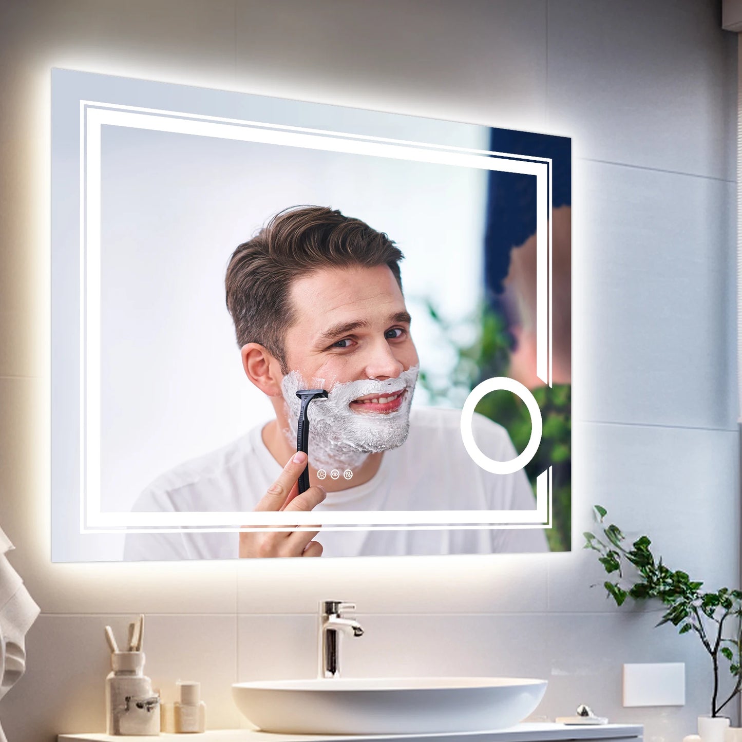 Illuminated Bathroom Vanity LED Mirror