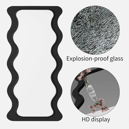 Full Length Wavy Mirror