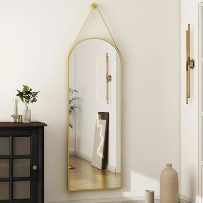 Oval Hanging Wall Mirror