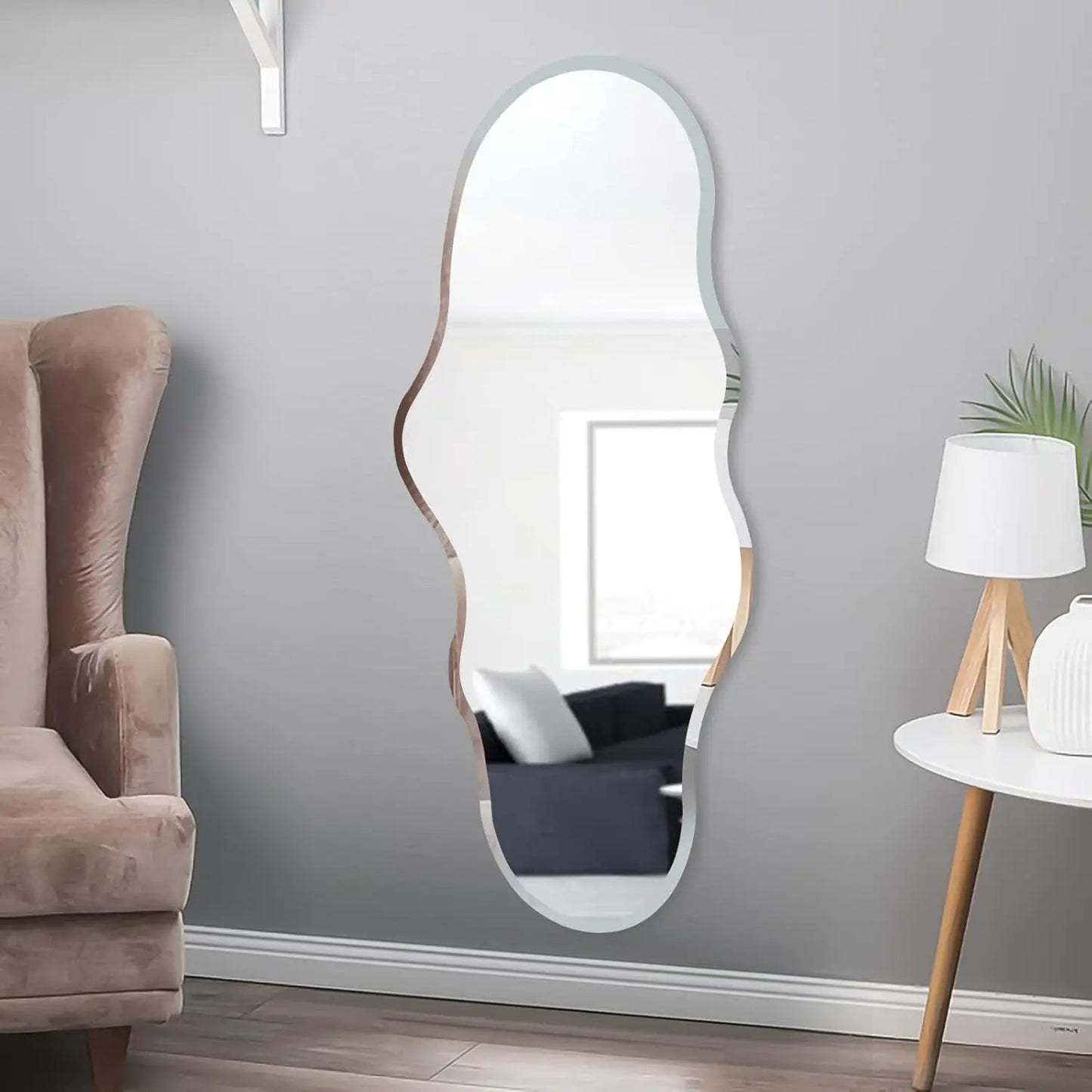 Full-Length Irregular Wall Mirror