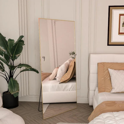 Frameless Minimalist Floor Mirror