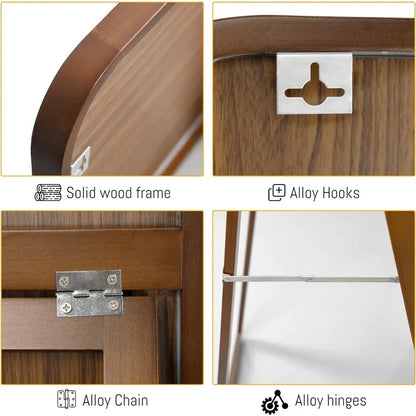 Modern Rounded Rectangle Floor Mirror