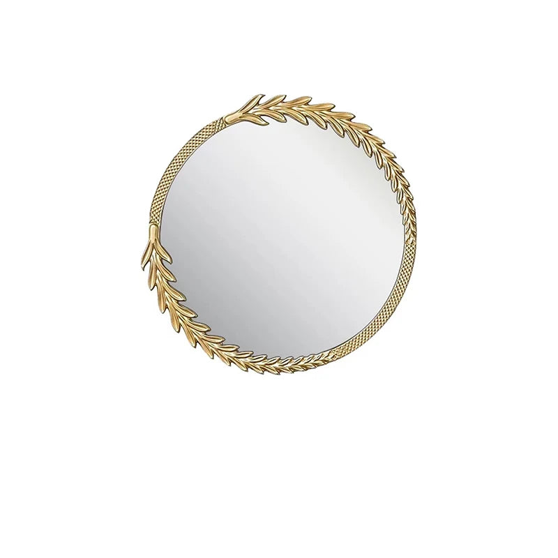 Aesthetic Leaf Decorative Mirror