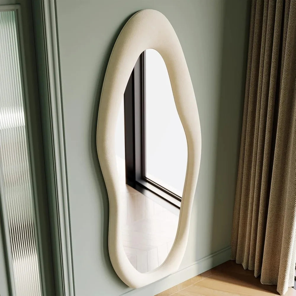 Full-Length Wavy Mirror