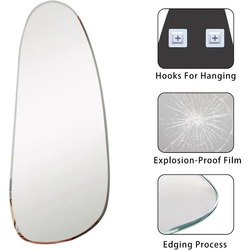 Abstract Irregular Wall Mirror