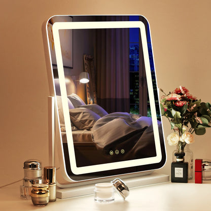 LED Vanity Mirror with Touch Controls