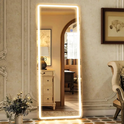 Illuminated LED Full-Length Mirror