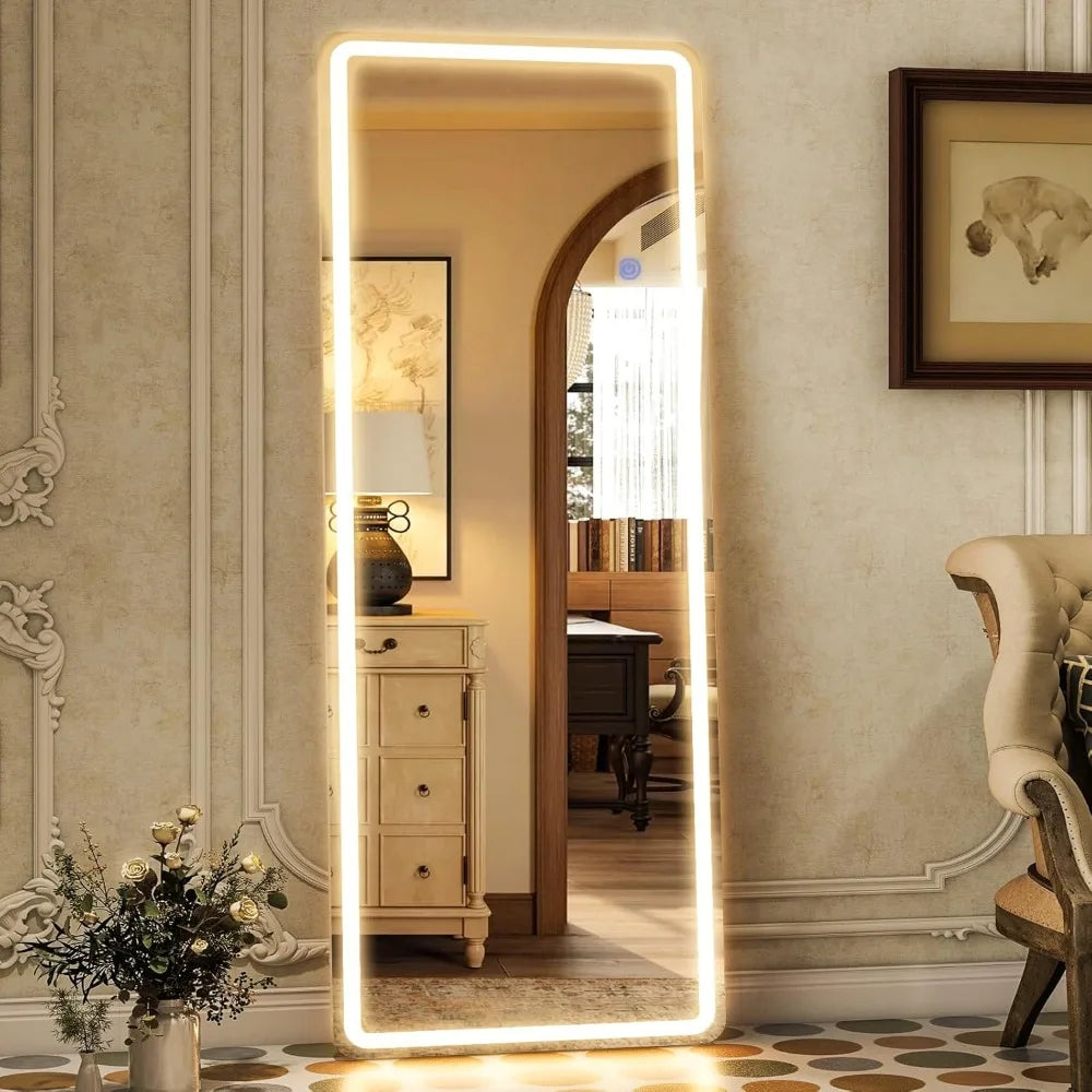 Illuminated LED Full-Length Mirror