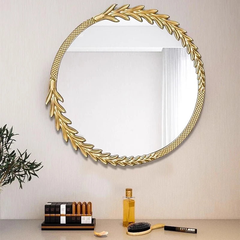 Aesthetic Leaf Decorative Mirror