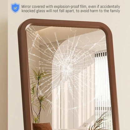 Modern Rounded Rectangle Floor Mirror
