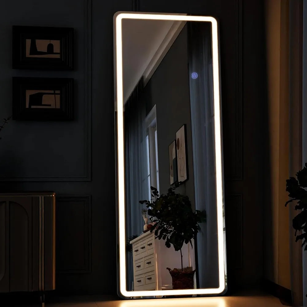 Illuminated LED Full-Length Mirror