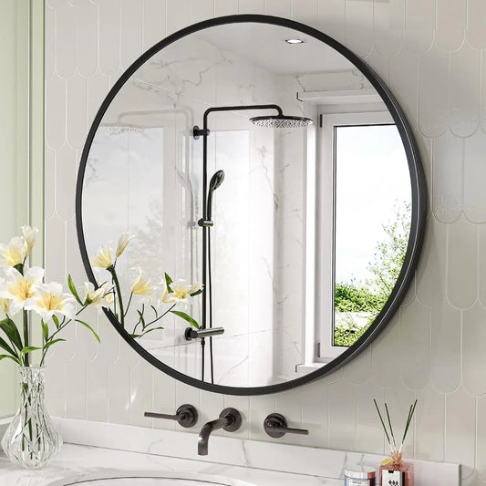 Round Wall Mounted Mirror