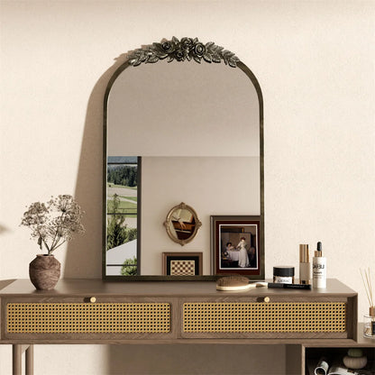 Arched Antique Wall Mirror