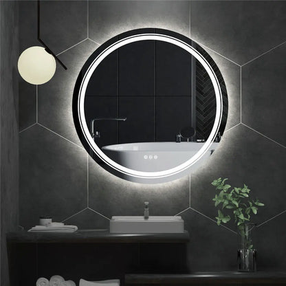 Round Smart LED Bathroom Mirror