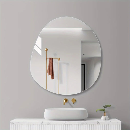 Ellipse Irregular Bathroom Mirror