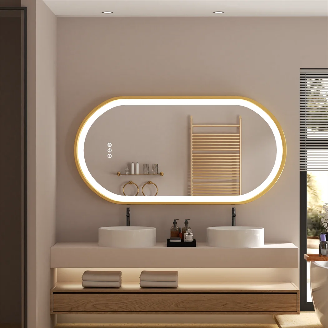 Luxury Oval LED Bathroom Mirror