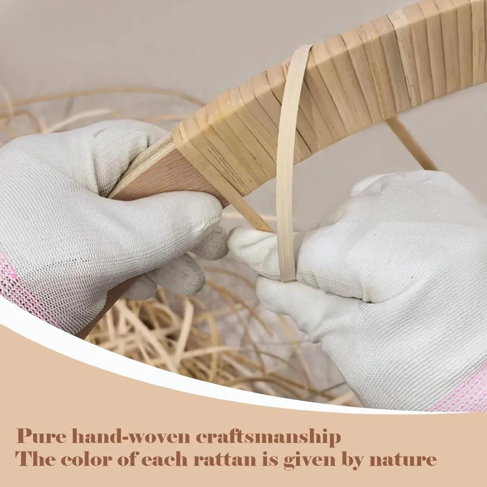 Natural Boho Rattan Mirror