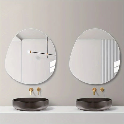 Ellipse Irregular Bathroom Mirror