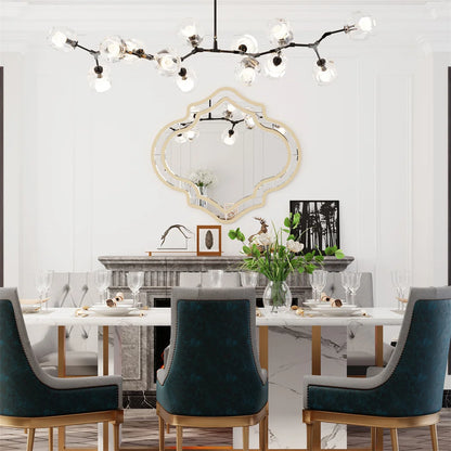 Irregular Silver Frame Mirror