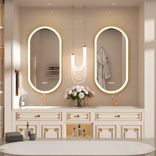 Luxury Oval LED Bathroom Mirror