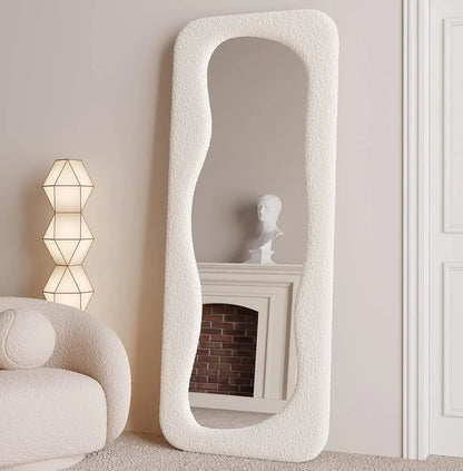 Textured Irregular Full-Length Mirror