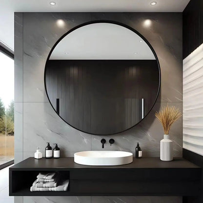 Round Wall Mounted Mirror