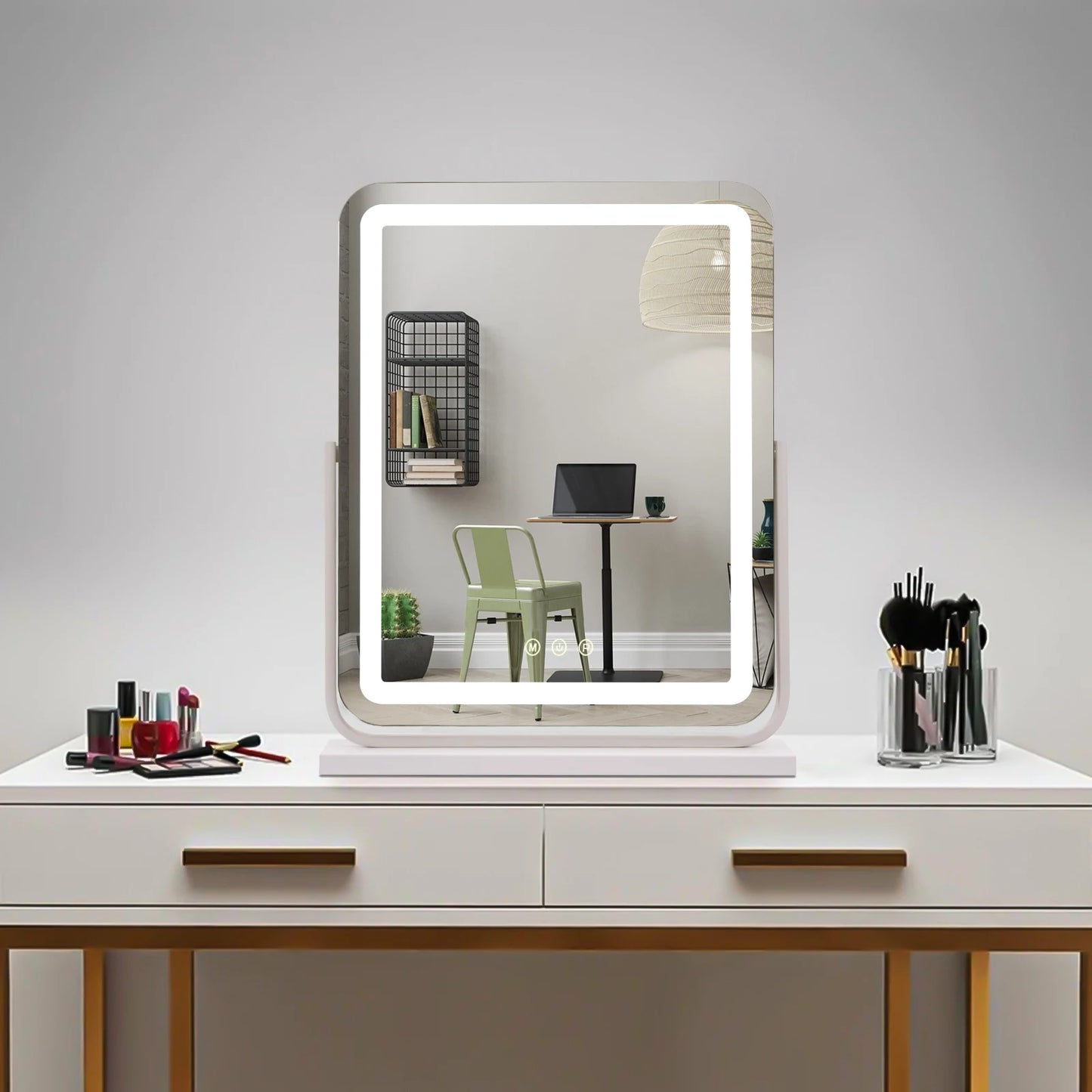 LED Vanity Mirror with Touch Controls