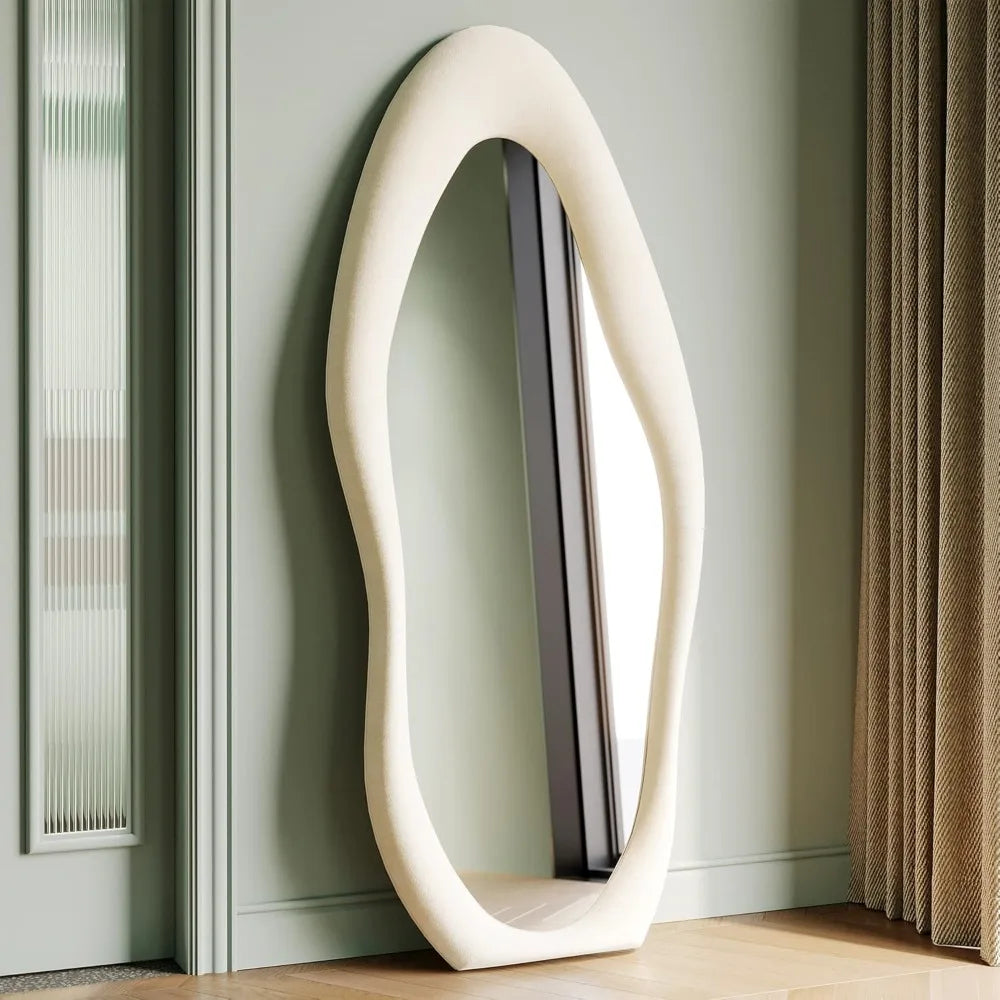 Full-Length Wavy Mirror