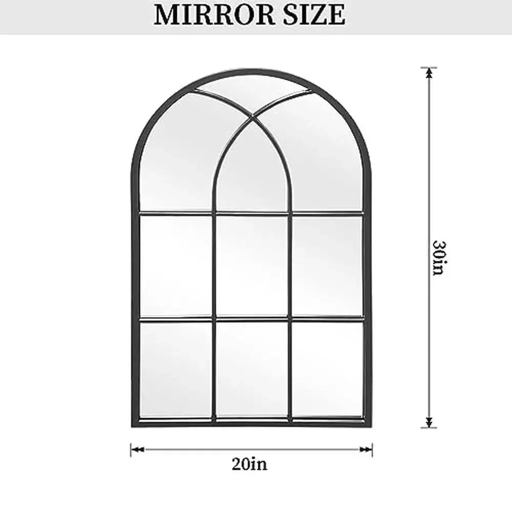 Arched Window Wall Mirror